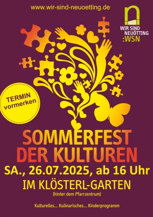 Plakat Vormerken Fest der Kulturen 2025 300px